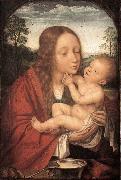 Virgin and Child in a Landscape Quentin Massys
